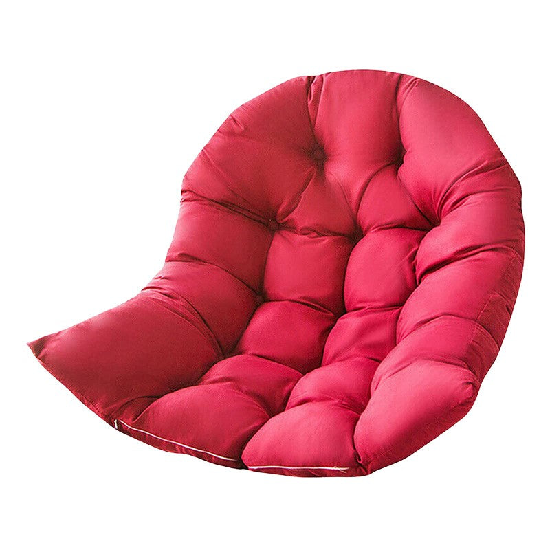Hanging Chair Cushion | Cushion for Hanging Chair Patio Garden Hanging Basket Chair (Red)
