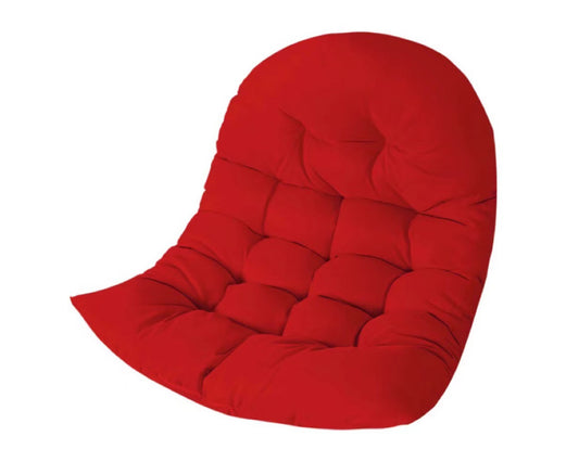 Hanging Chair Cushion | Cushion for Hanging Chair Patio Garden Hanging Basket Chair (Red)
