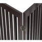 Freestanding Dog Gate with Support Feet – Foldable Pet Safety Gate for Doorways, Stairs & House – 3 Panels – Grey