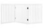 Freestanding Dog Gate with Support Feet - Foldable Pet Safety Gate