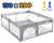 Baby Playpen 150x200cm Play Fence Baby Kids Playground Enclosure Safety Gate Activity Centre Barrier Play Room Yard