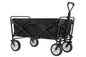 4-Wheel Folding Trolley - Foldable Camping Cart, Portable Garden and DIY Cart, Red