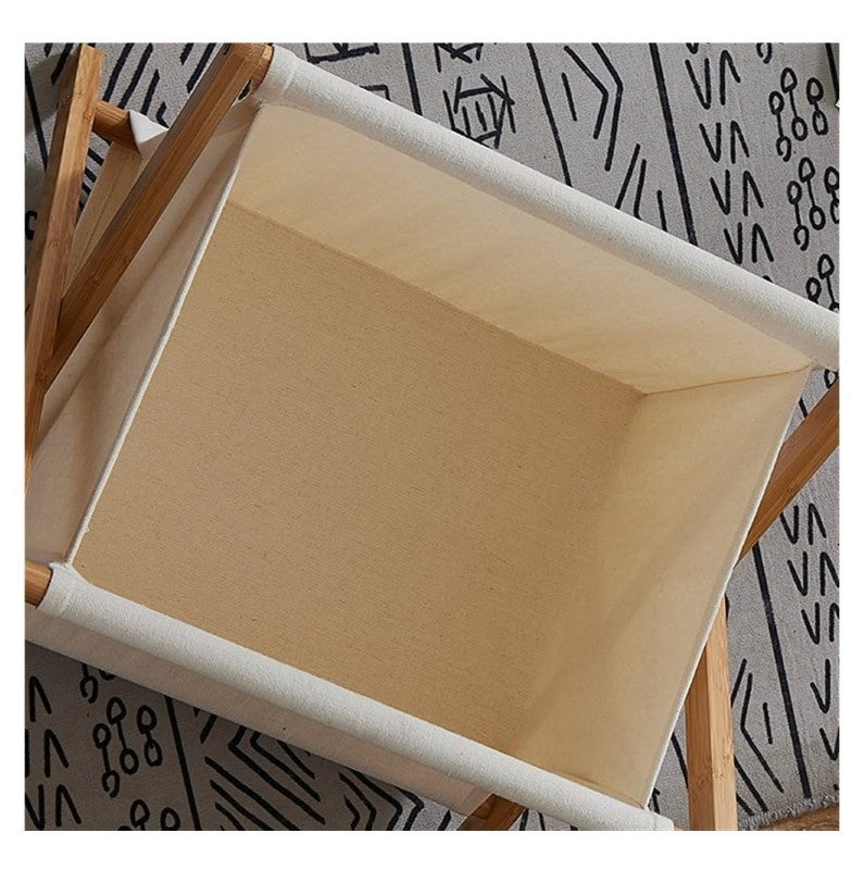 Dirty Clothes Hamper – Laundry Hamper Clothes Storage Bin, Collapsible and Foldable, Wooden Decorative Laundry Basket