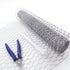 Wire Fence Mesh - 27M Galvanized Chicken Wire for Livestock, Poultry, and Garden Fencing