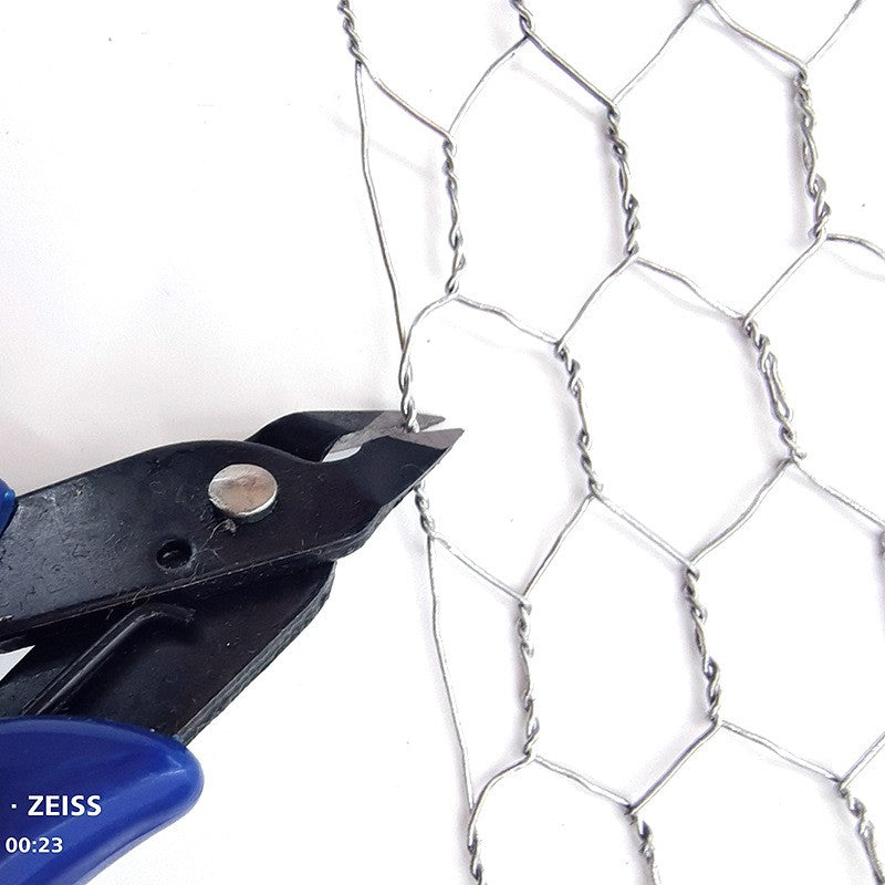 Wire Fence Mesh - 27M Galvanized Chicken Wire for Livestock, Poultry, and Garden Fencing