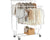 Heavy-Duty Clothes Garment Rack with Wheels – Extendable and Adjustable Clothing Rack for Home, Business