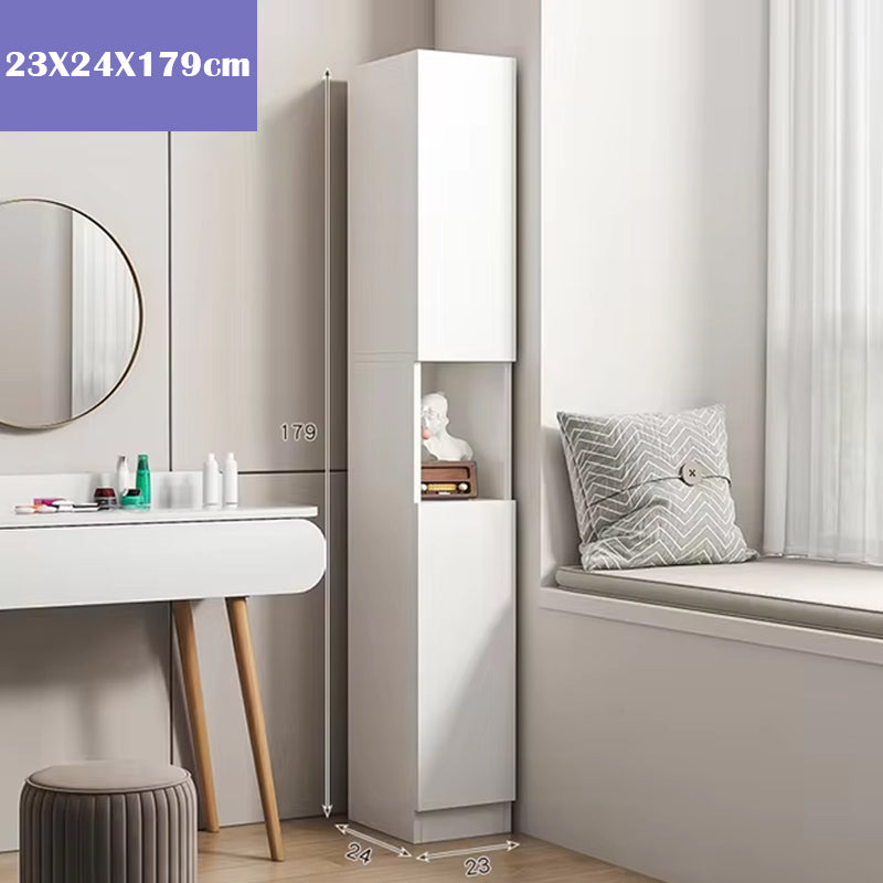 Slim 5-Tier Storage Cabinet – Waterproof Bathroom Shelf & Bookshelf for Small Spaces (NZ)