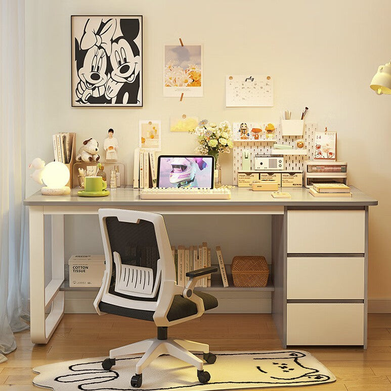 Stylish Computer Desk with Drawers