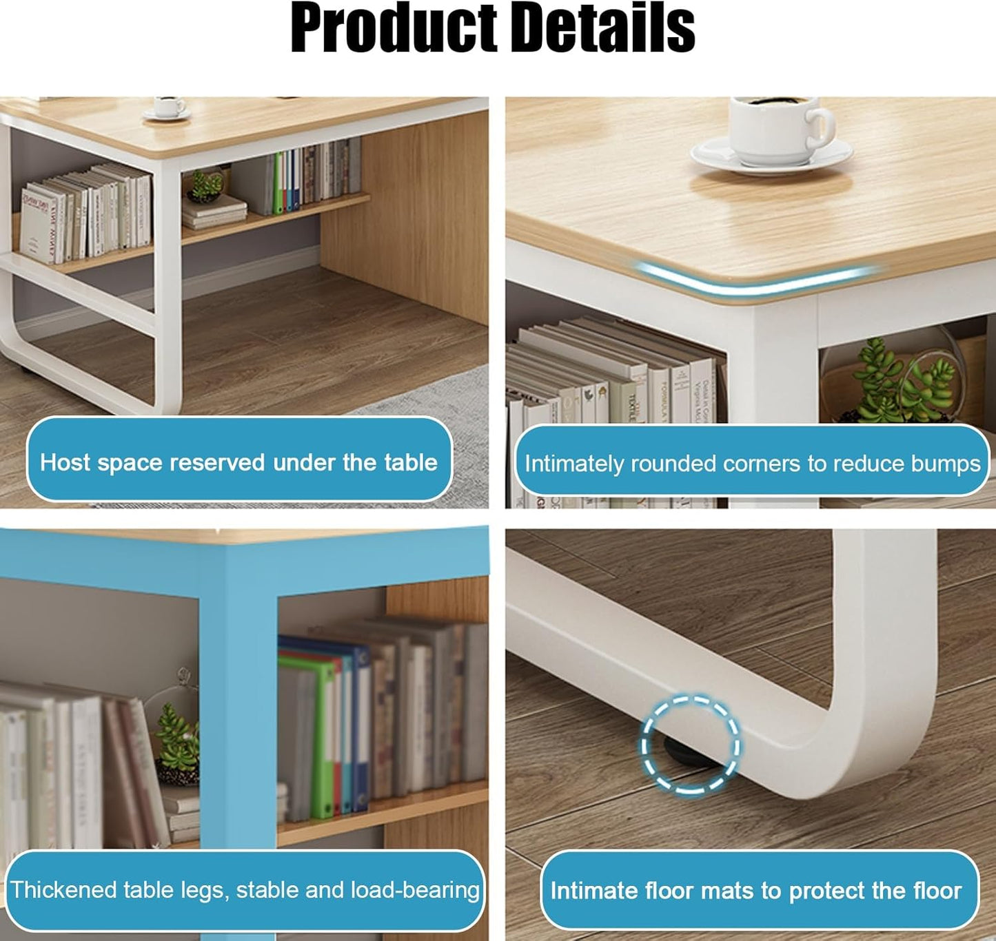 Stylish Computer Desk with Drawers