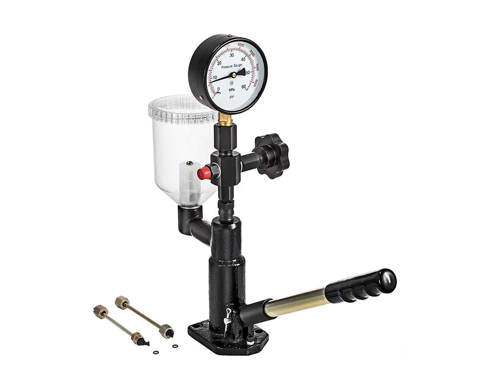 400Bar 6000PSI Diesel Fuel Injector Tester with Dual Scale Gauge