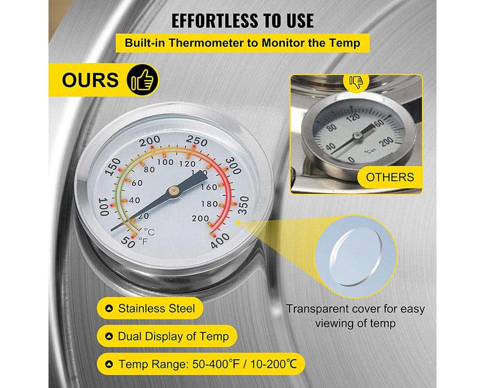 5 Gal (21L) Stainless Steel Alcohol Distiller with Copper Coil – Home Brewing Kit for DIY Whiskey, Wine, and Brandy Production