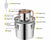 5 Gal (21L) Stainless Steel Alcohol Distiller with Copper Coil – Home Brewing Kit for DIY Whiskey, Wine, and Brandy Production