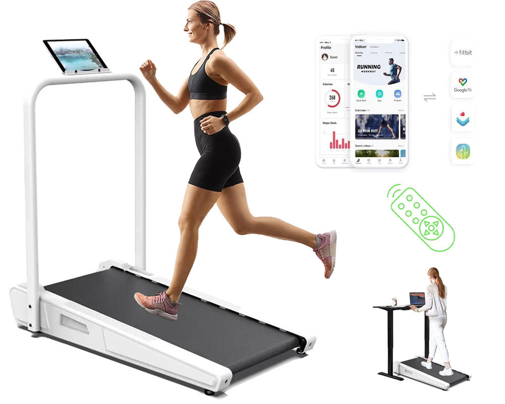 Under Desk Mini Electric Walking Treadmill – Compact Exercise Fitness Machine