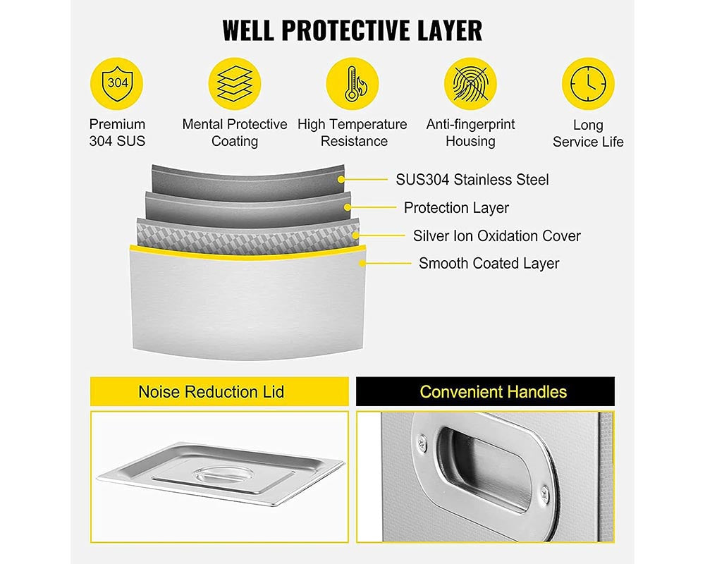 Ultrasonic Vinyl Record Cleaner – 6.5L Portable Sonic Cavitation Machine for Deep Cleaning