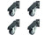 Workbench Caster Wheels Trolley Wheels 4 Pcs