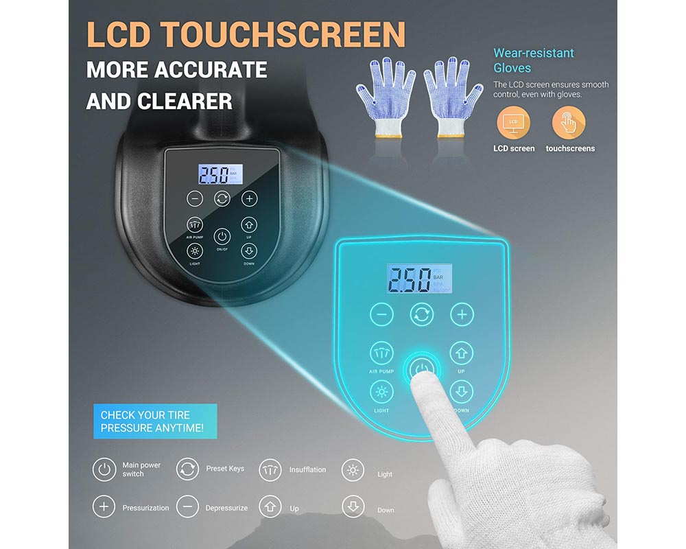 5T 12V Hydraulic Tire Jack