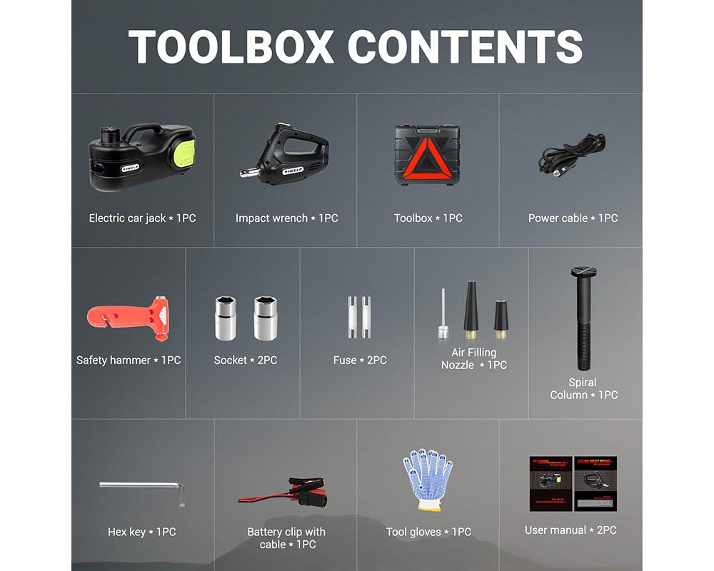5T 12V Hydraulic Tire Jack
