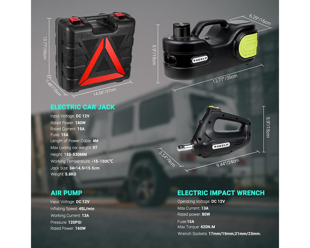 5T 12V Hydraulic Tire Jack