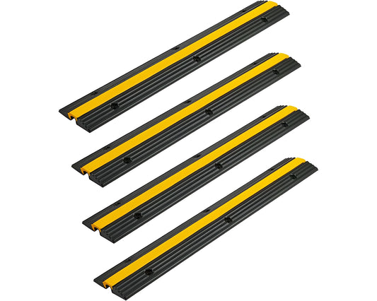 1 Channel Cable Protector Solid Ramp 4PCS
