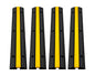 1 Channel Cable Protector Solid Ramp 4 Pack