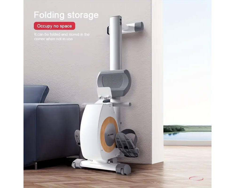 Rowing Machine Fitness Machine – Full Body Workout with Magnetic Resistance and Digital LCD Monitor