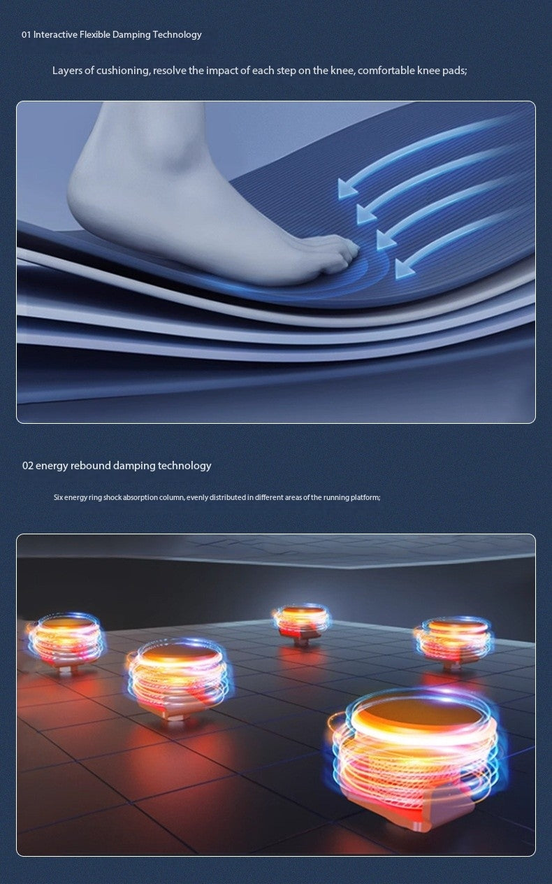 Compact Fitness Treadmill Machine for Home and Office Use