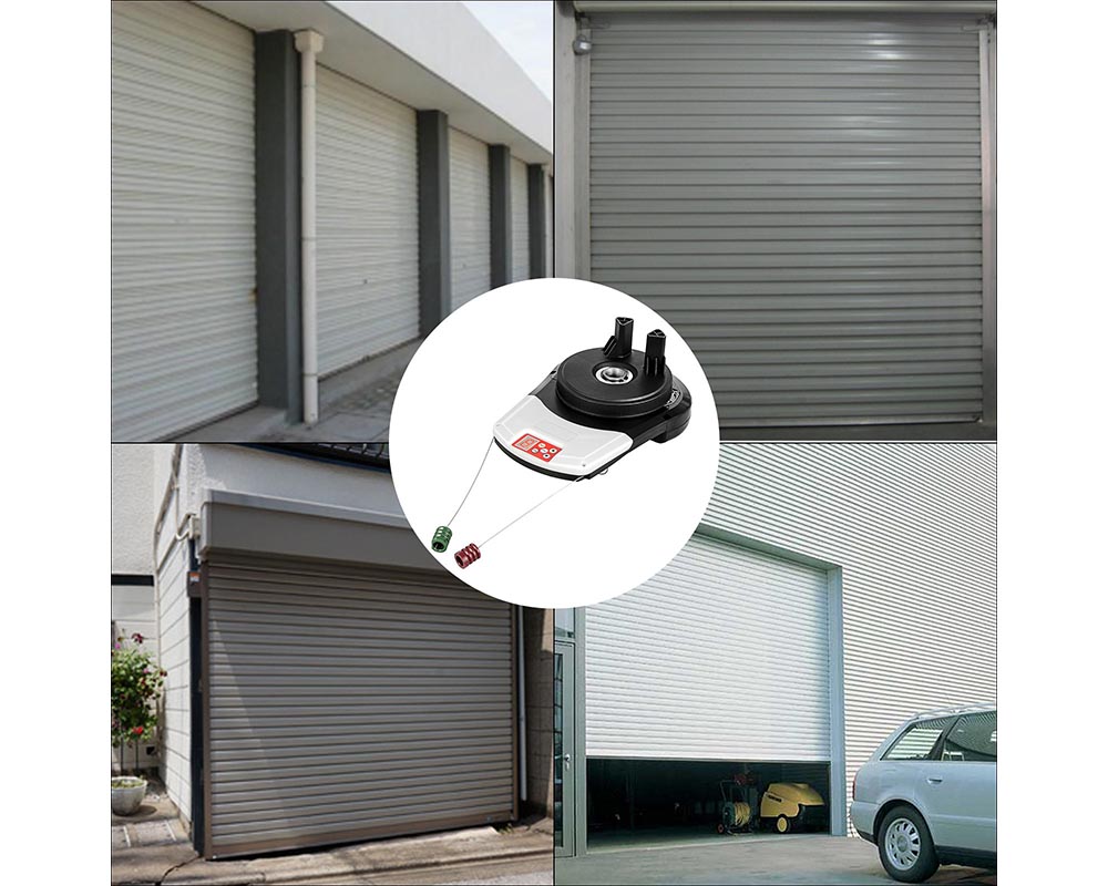 Garage Roller Door Opener - 800N Lift Force, 164ft Remote Control, 230V Electric Roller Gate Opener