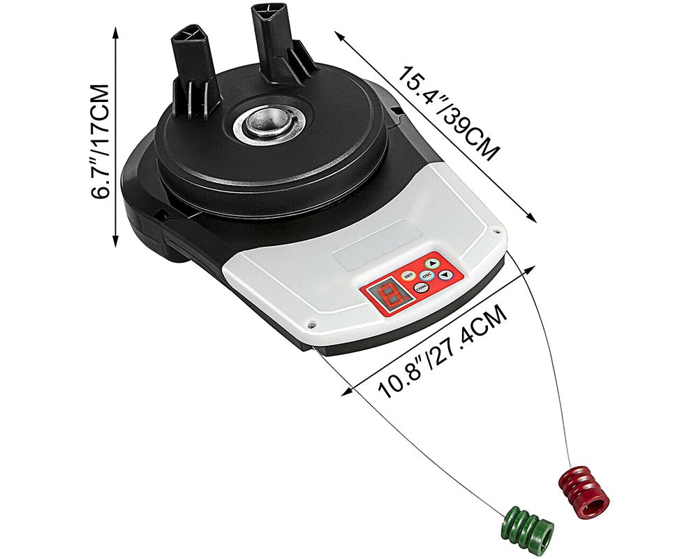 Garage Roller Door Opener - 800N Lift Force, 164ft Remote Control, 230V Electric Roller Gate Opener