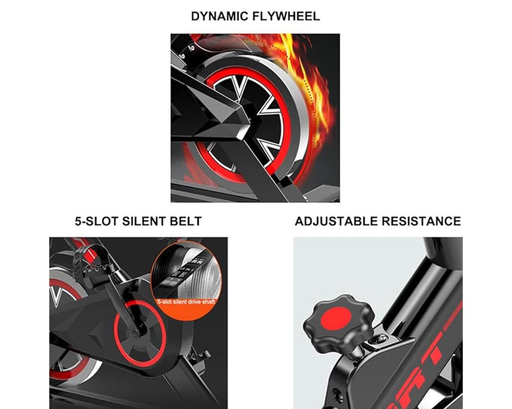 Magnetic Resistance Exercise Bike with LCD Monitor