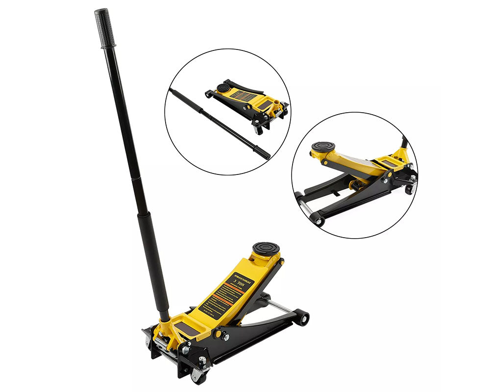 3 Tonne Jack for Garage Use – Hydraulic 3 Tonne Jack with Dual Pump & Quick Lift Design