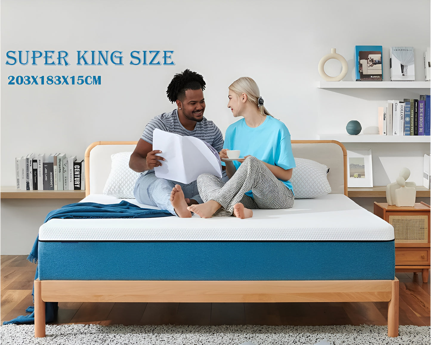 Super King Size Memory Foam Mattress Supreme Comfort