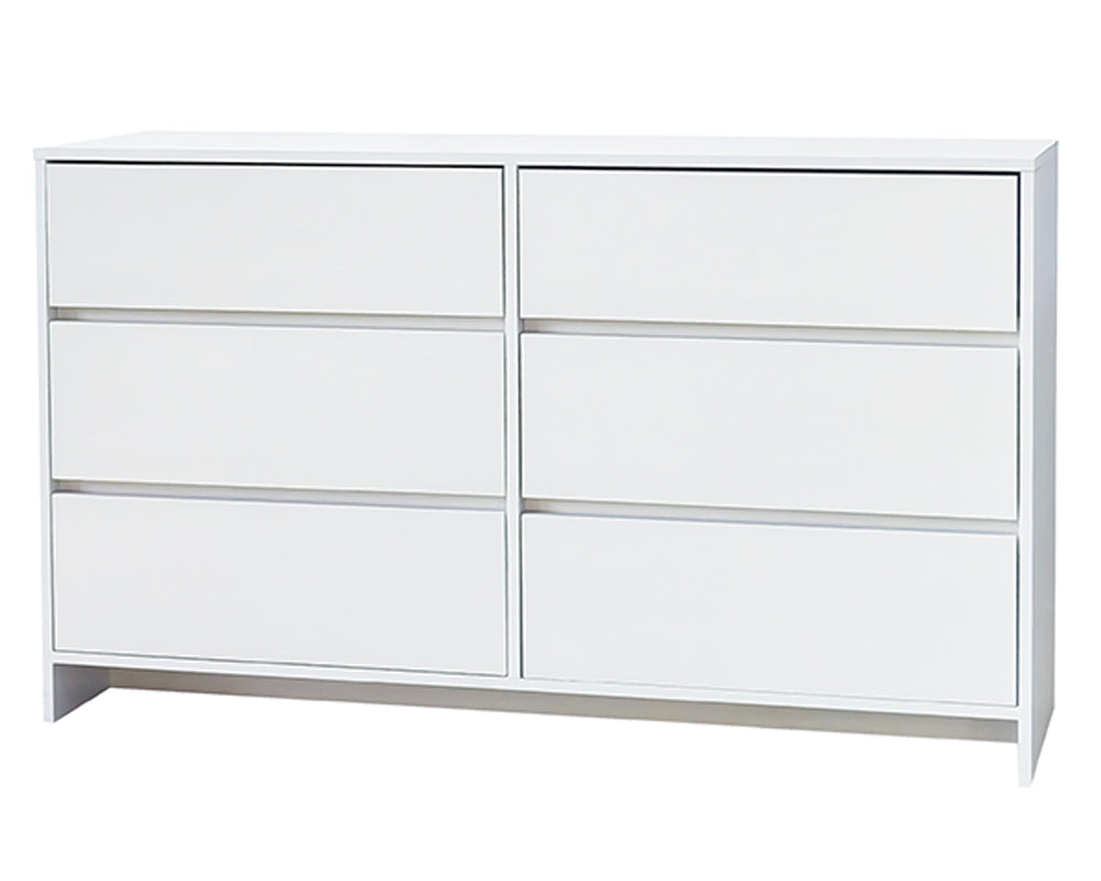 CURA 6-Drawer Chest – Modern Bedroom Dresser & Storage Cabinet