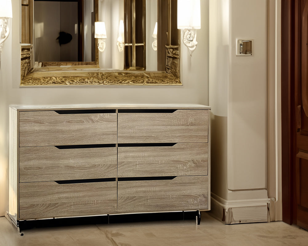 Tallboy Dresser 6 Chest Of Drawers Storage Cabinet