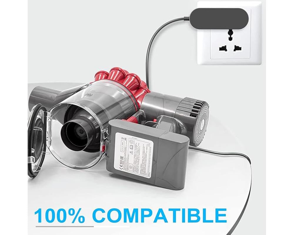 26.1V 0.78A Battery Charger for Dyson V8 V7 V6 DC58 DC59 DC61 DC62 DC74 SV03 SV04 SV06 SV07 SV09 Absolute Animal Fluffy Motorhead Cordless Vacuum Cleaner Adapter Power Supply