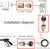 8Pcs High Pressure Cleaning Machine Adapters Quick Coupling Kit