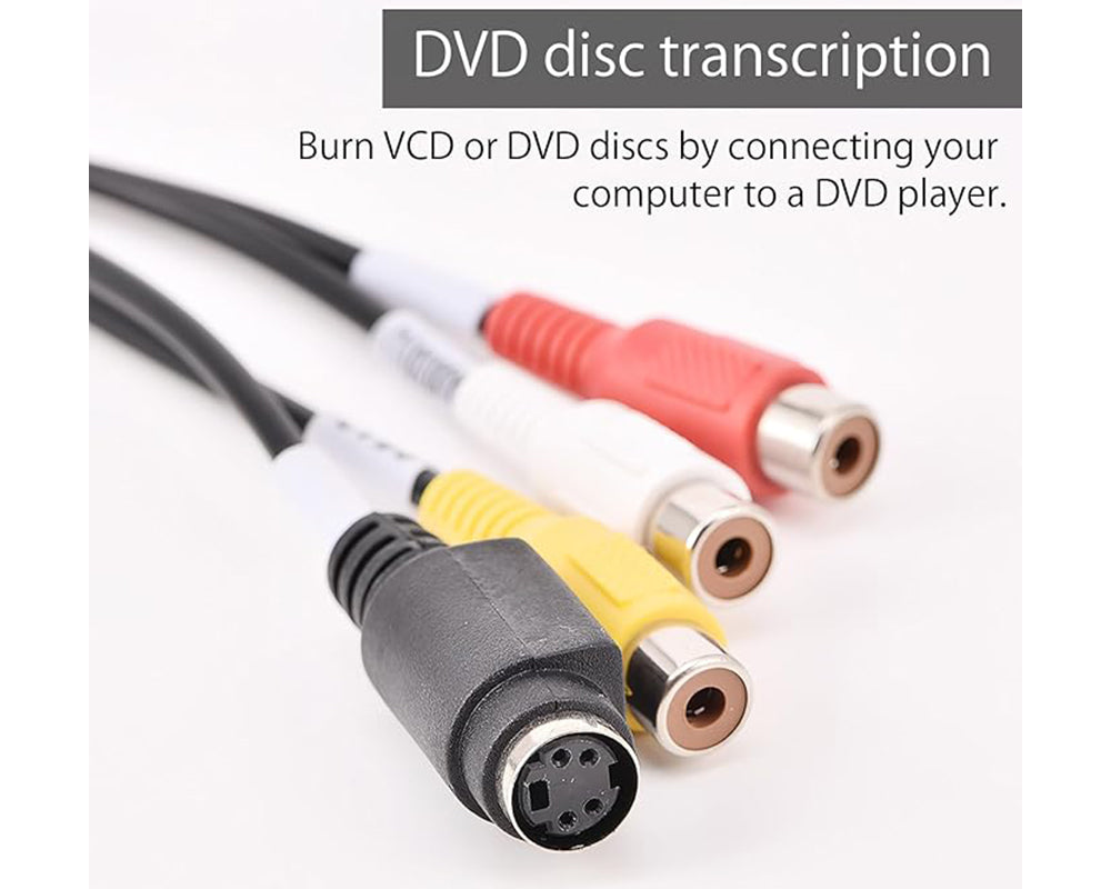 Audio Video Grabber USB 2.0 - Plug & Play Converter