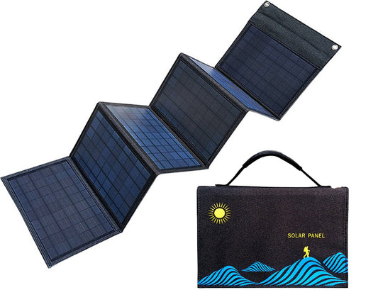 Portable Foldable Solar Panel - 40W Power Station for Outdoor Adventures Solar Panel Charger Kit