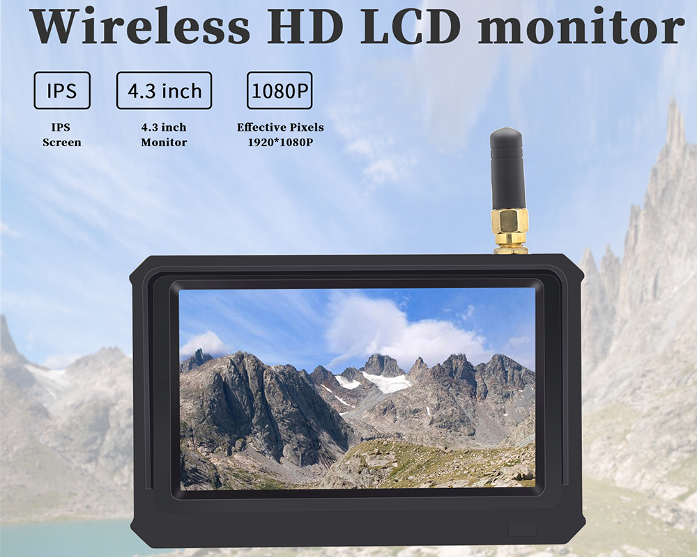 Wireless Reversing Camera System – 4.3” HD Display, Night Vision & IP69 Waterproof