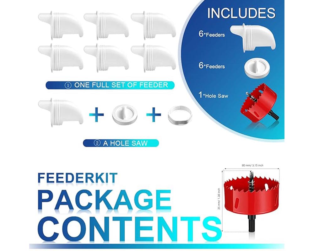 DIY Chicken Feeder Kit – Automatic Gravity Poultry Feeder
