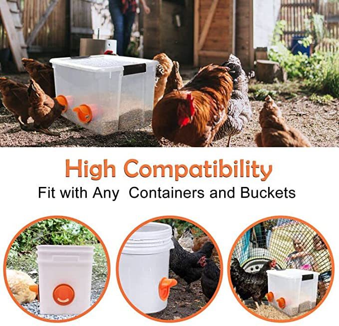 DIY Chicken Feeder Kit – Automatic Gravity Poultry Feeder