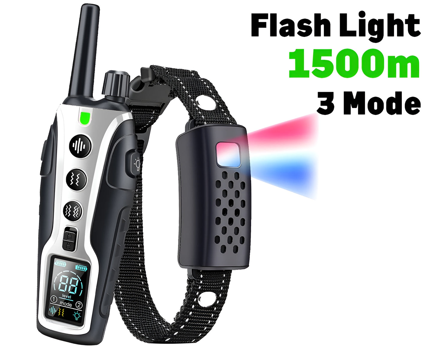 Rechargeable Dog Training Collar with 3 Modes