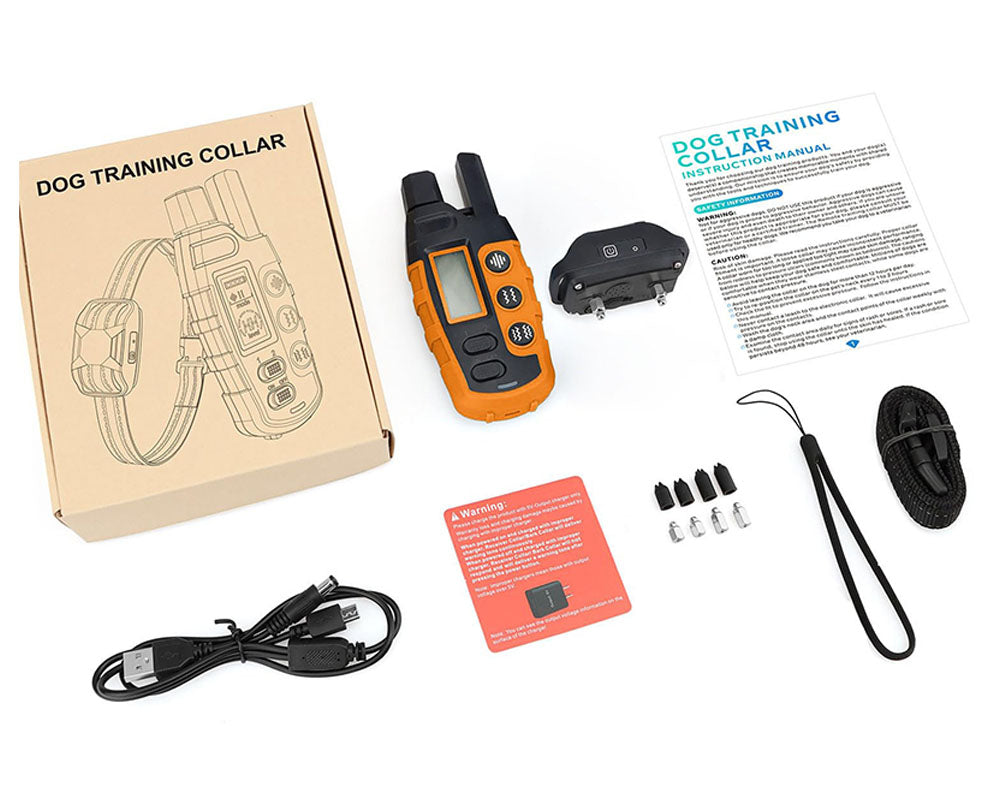 Dog Training Collar with Remote – 3300Ft Range, Rechargeable, Waterproof, and 3 Training Modes
