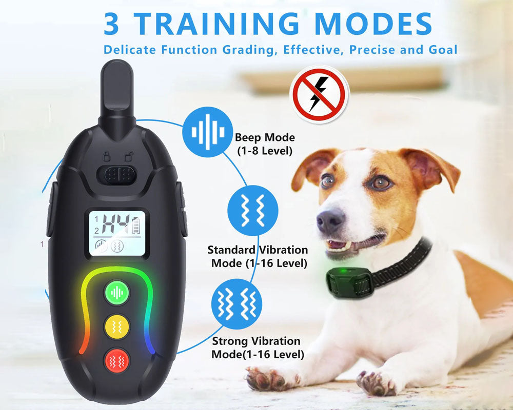 Dog Anti Barking Device with Security Lock & Rechargeable Collar – Safe, Waterproof, and Effective
