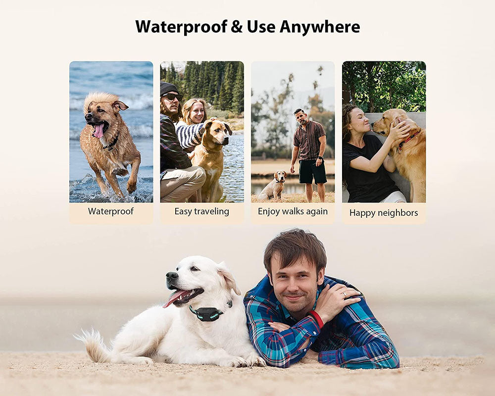 Dog Anti Barking Device with Security Lock & Rechargeable Collar – Safe, Waterproof, and Effective