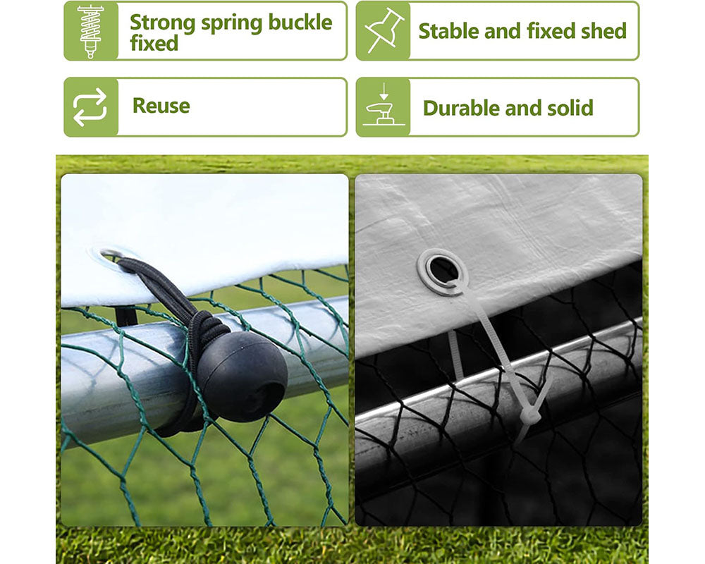 Galvanised Steel Outdoor Chicken Coop 4Mx3M