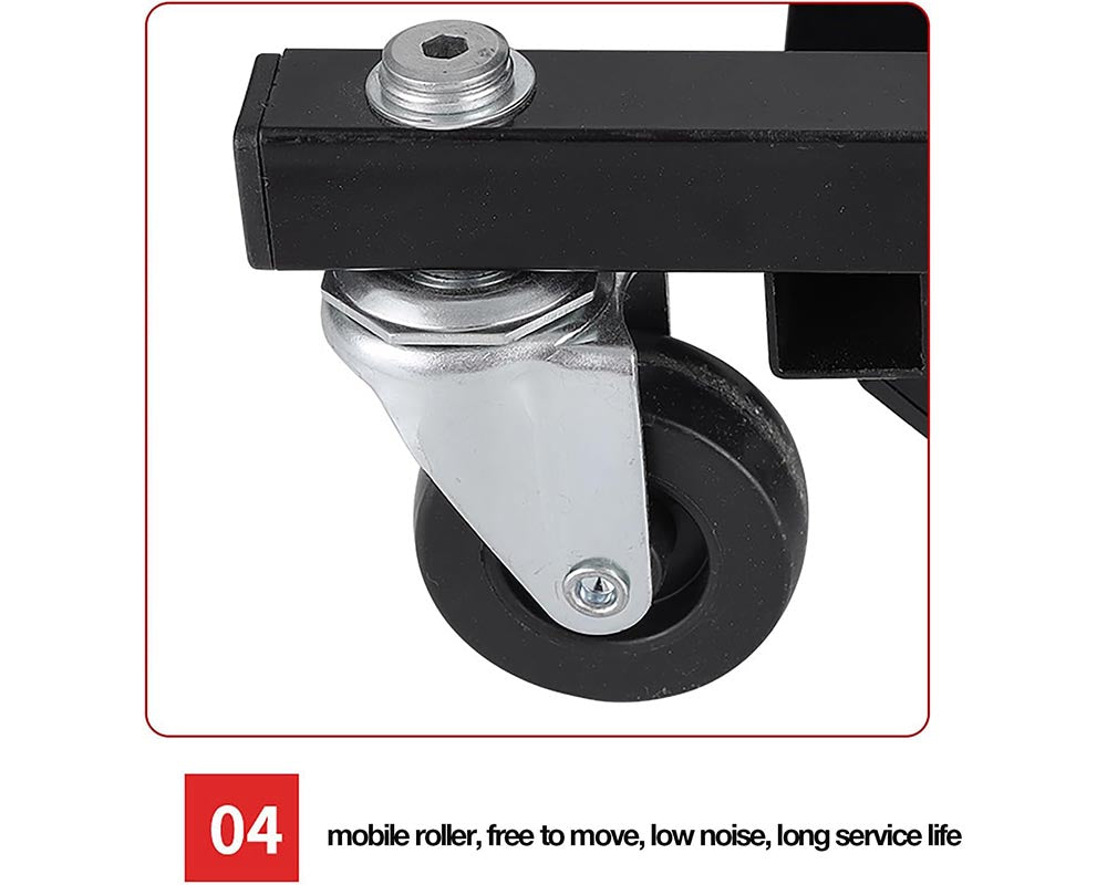 2-in-1 Folding Mobile Mechanics Car Creeper Trolley Chair – PU Padded Seat with Headrest, Portable Foldable for Garage and Workshop Use