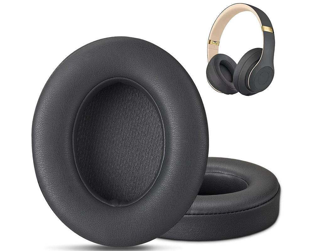Black Replacement Ear Pads Cushions For Beats Studio 2.0/3.0 Wired/Wireless Headphones
