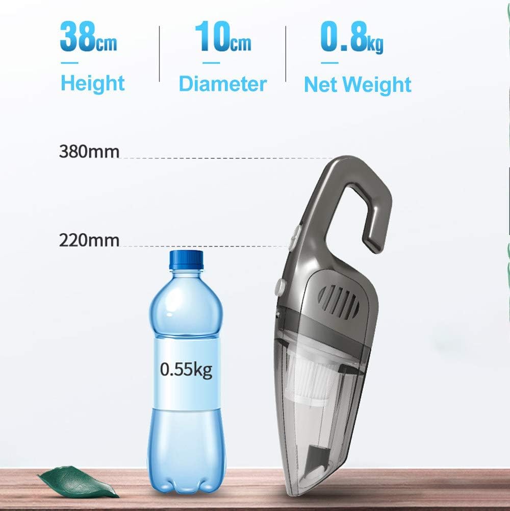Portable Cordless Handheld Vacuum Cleaner – Dry and Wet Cleaning with Cyclonic Technology