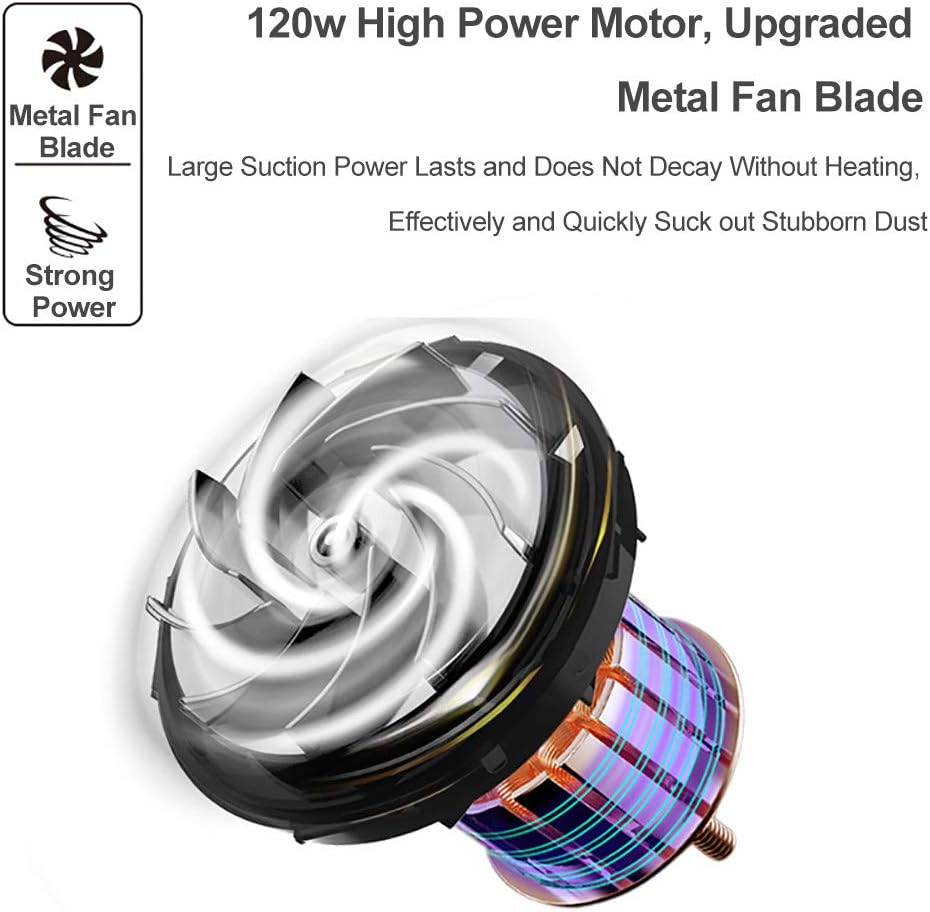 Portable Cordless Handheld Vacuum Cleaner – Dry and Wet Cleaning with Cyclonic Technology