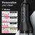 Water Dental Flosser Pick for Teeth - 4 Modes Cordless Portable 260ML Larger Tank Water Teeth Cleaner IPX7 Waterproof Flossing Cleaning Picks for Home Travel